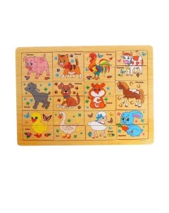 Пазл Домашние животные / 1740033 Лесная мастерская