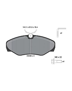 Тормозные колодки Textar 2309902