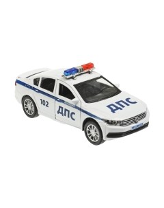 Автомобиль игрушечный Технопарк Volkswagen Passat Полиция / PASSAT-12POL-WH