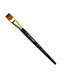 Кисть для рисования ПАЛИТРА Синтетика плоская 20 / пЖS2-20,05Ж Палитра