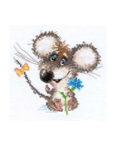 Набор для вышивания Влюбленный мышонок / 0-77 Алиса