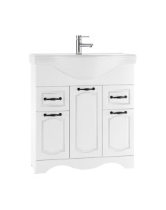 Тумба под умывальник Домино Классика 80 Rich с 2 верхними ящиками