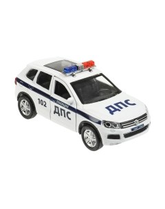 Автомобиль игрушечный Технопарк Volkswagen Touareg Полиция / TOUAREG-12POL-WH