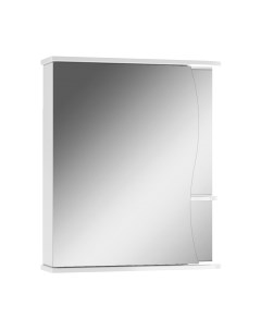 Шкаф с зеркалом для ванной Айсберг Волна 1-60