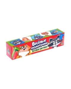 Настольная игра Лас Играс Веселые молоточки, котики-енотики / 4172141 Лас играс