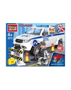 Конструктор Город мастеров Uaz Pickup Патруль ДПС / SB-3272
