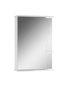 Шкаф с зеркалом для ванной Айсберг Волна 1-50