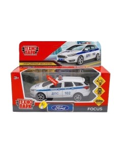 Автомобиль игрушечный Технопарк Ford Focus Turnier. Полиция / FOCUS-12SLPOL-WH
