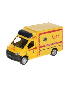 Фургон игрушечный Технопарк ГАЗель Next Реанимация / NEXTREAN-15SL-YE