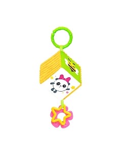 Прорезыватель для зубов Мякиши Малышарики подвеска с прорезывателем Пандочка / 402