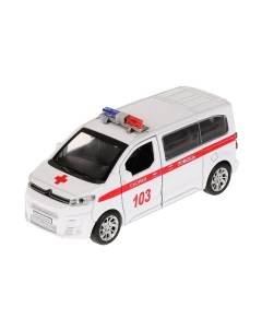 Автомобиль игрушечный Технопарк Citroen Space Tourer Скорая / SPATOU-12AMB-WH