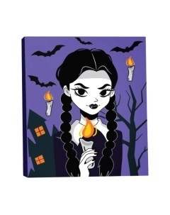 Картина по номерам Школа талантов Девочка с косичками / 9502835