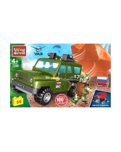 Конструктор Город мастеров Uaz Hunter на парашюте / 7290-KK