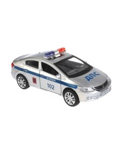Автомобиль игрушечный Технопарк Honda Civic Полиция / CIVIC-P