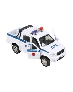 Автомобиль игрушечный UAZ Pickup Полиция / PICKUP-P-WH Технопарк