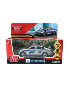 Автомобиль игрушечный Технопарк Volkswagen Passat Полиция / PASSAT-12SLPOL-SR