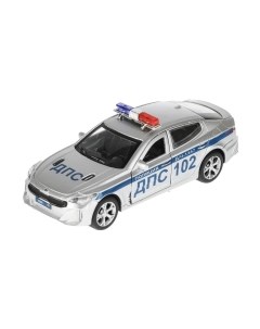Автомобиль игрушечный Технопарк Kia Stinger Полиция / STINGER-12POL-SR