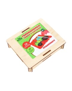 Развивающая игра Транспорт. Головоломка. Собери 6 картинок / 4445011 Лесная мастерская