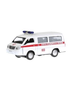 Автомобиль игрушечный Технопарк Микроавтобус Скорая / FY6000-AMB-SL
