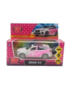 Автомобиль игрушечный Технопарк BMW X5 Для девочек / X5-12GRL-WH