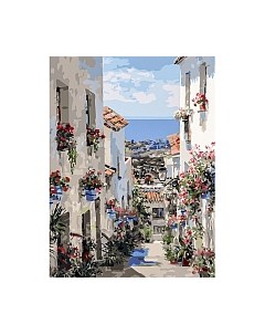 Картина по номерам БЕЛОСНЕЖКА Испания. Михас / 251-AS Белоснежка