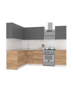 Кухонный гарнитур Интермебель Микс Топ-29 2.1x1.72м левая