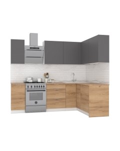 Кухонный гарнитур Интермебель Микс Топ-24 1.9x1.52м правая