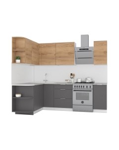 Кухонный гарнитур Интермебель Микс Топ-17 1.9x1.7м левая