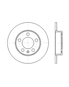 Тормозной диск 60204761SX Stellox