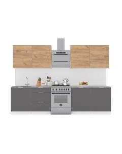 Кухонный гарнитур Интермебель Микс Топ-8 2.4м