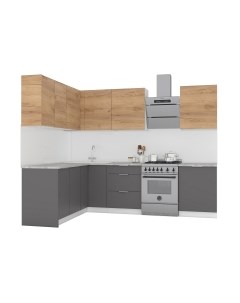 Кухонный гарнитур Интермебель Микс Топ-29 2.1x1.72м левая