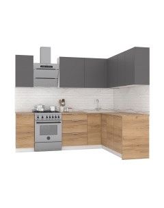 Кухонный гарнитур Интермебель Микс Топ-27 1.9x1.72м правая