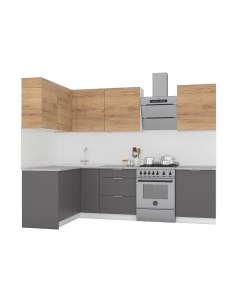 Кухонный гарнитур Интермебель Микс Топ-23 2.1x1.42м левая