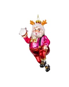 Елочная игрушка Erich Krause Decor. Санта на вечеринке / 59297 Erich krause