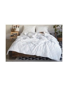 Комплект постельного белья Этель Клетка / 4627813