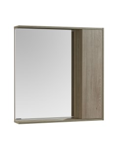 Шкаф с зеркалом для ванной Акватон Стоун 80