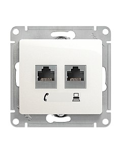 Розетка Systeme (Schneider) Electric Glossa GSL000685 Systeme (schneider) electric