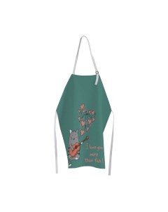 Кухонный фартук JoyArty Влюбленный кот-гитарист / ap-53721 Joyarty