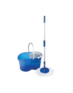 Набор для уборки Ведро 14л/5л с отжимом швабра с круглой насадкой / 601460 Laima