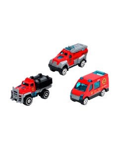 Набор игрушечных автомобилей Автоград Пожарная служба / 7779120