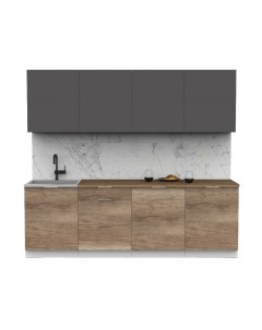 Кухонный гарнитур Интермебель Микс Топ-8 2.4м