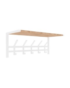 Вешалка для одежды ЗМИ Торонто 21Д с полкой / ВСПТ21Д Zmi