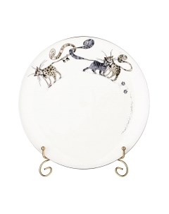 Тарелка столовая обеденная Lefard Котики / 86-2310