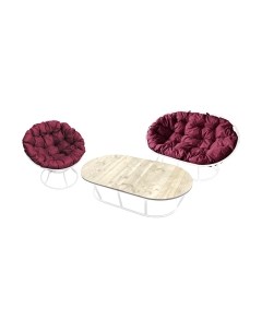 Комплект садовой мебели M-Group Мамасан, Папасан и стол / 12130102 M-group