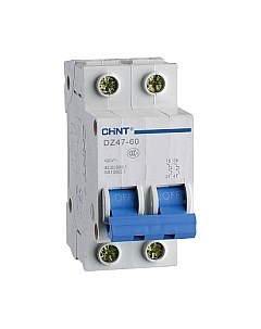 Выключатель автоматический Chint DZ47-60 2P 5A 4.5kA (C) / 188056