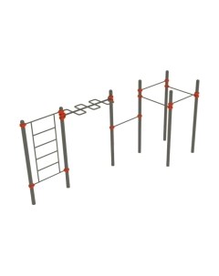 Спортивный комплекс уличный Dinamika ZSO-001939