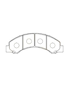 Тормозные колодки MS4464 Masuma
