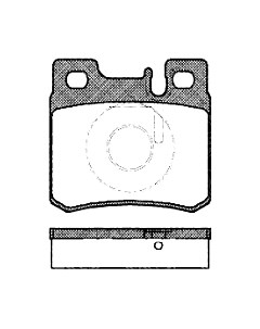 Тормозные колодки 293020BSX Stellox