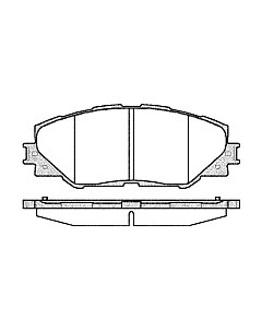 Тормозные колодки 001095BSX Stellox