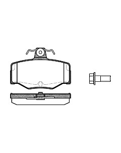 Тормозные колодки 034300 Remsa